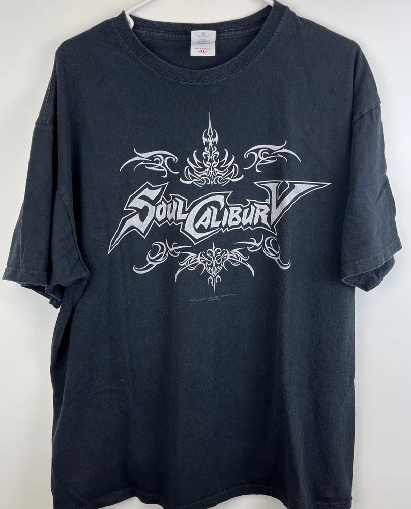 Classic Soul Calibur V 5 Video Game Namco Not For Sale Promo T Shirt XL