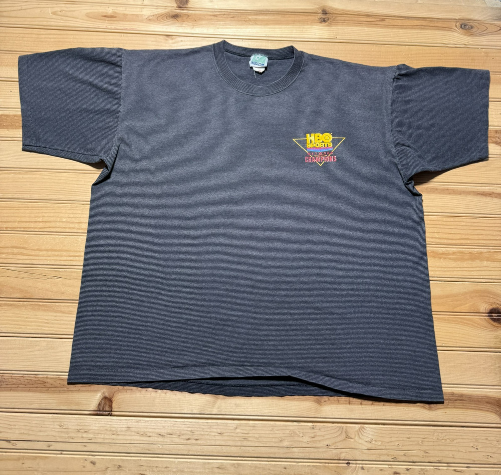 Vintage 80s 90s HBO Sports Network of Champions Boxing TV Souvenir Shirt USA XXL