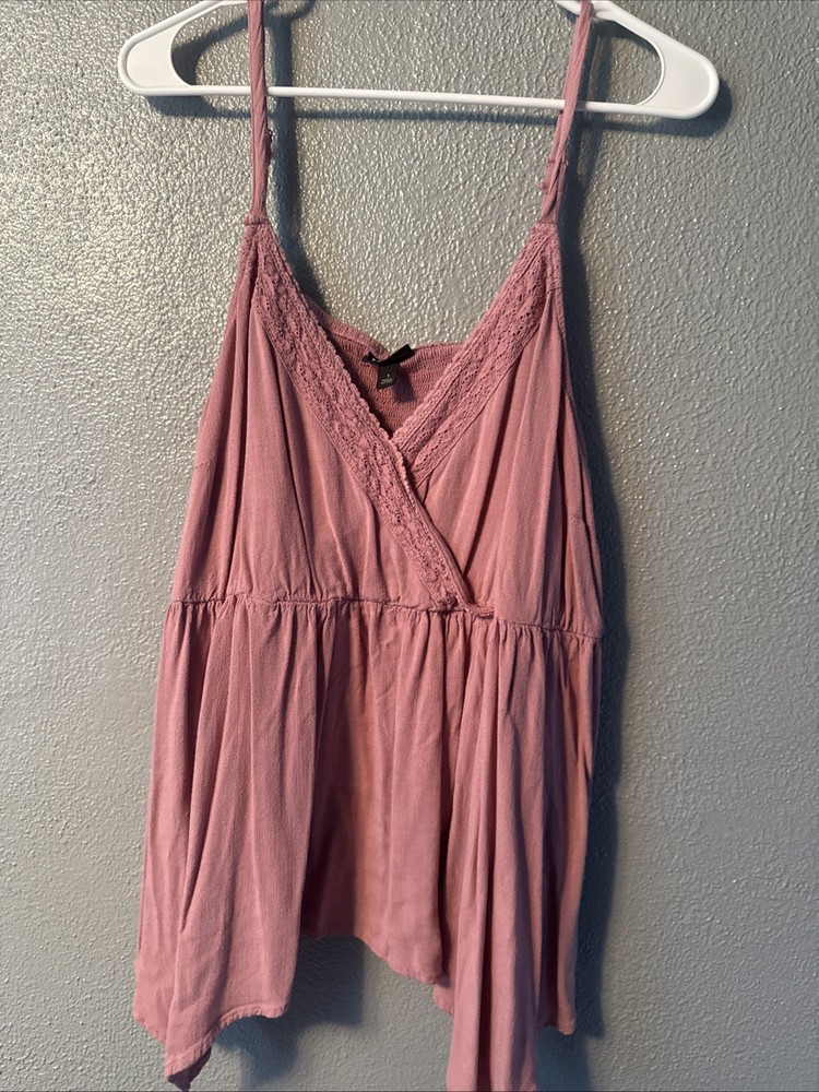 Torrid Women’s Size 1 Pink High Low Flowy Tank Top