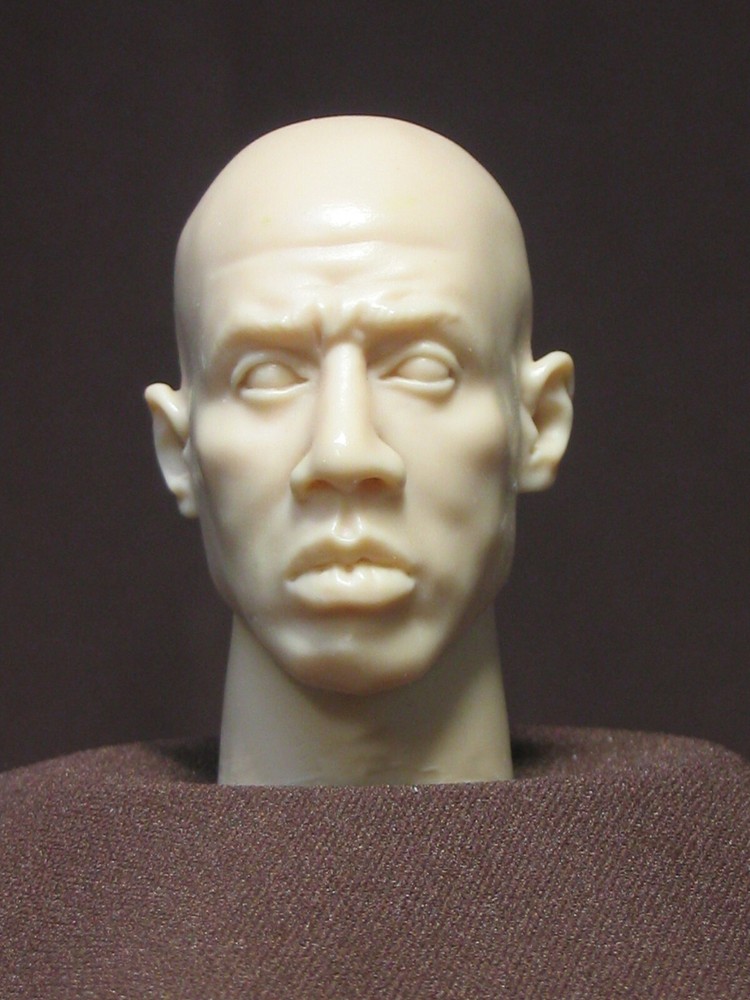 DM-15 Специальный смолы неокрашенная голова скульптура фигурки масштаб 1/6
