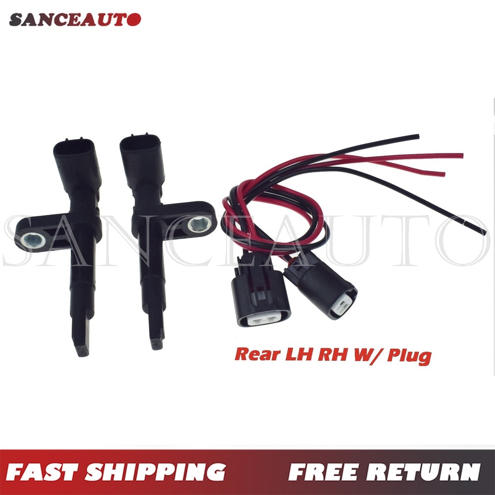 ABS Wheel Speed Sensor with Connectors Rear Left/Right for 06-15 Lexus IS250 IS350-image