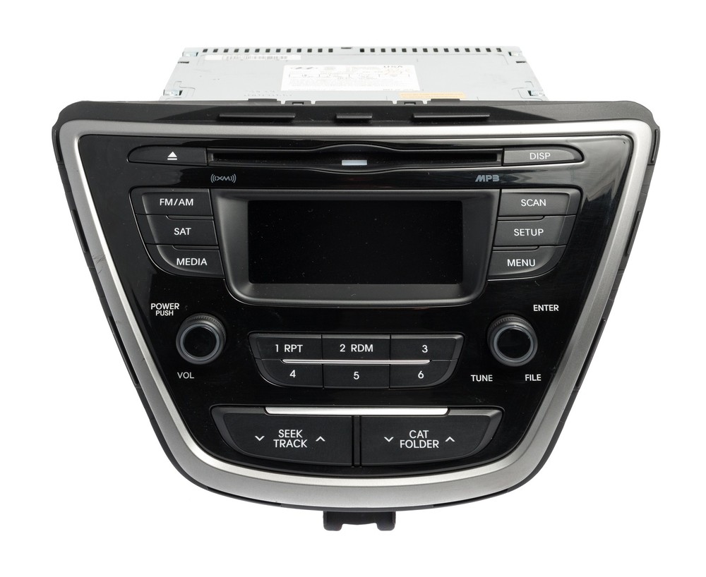 Hyundai Elantra 2014-2016 Radio AM FM XM Single Disc CD MP3 Player 96170-3X156GU