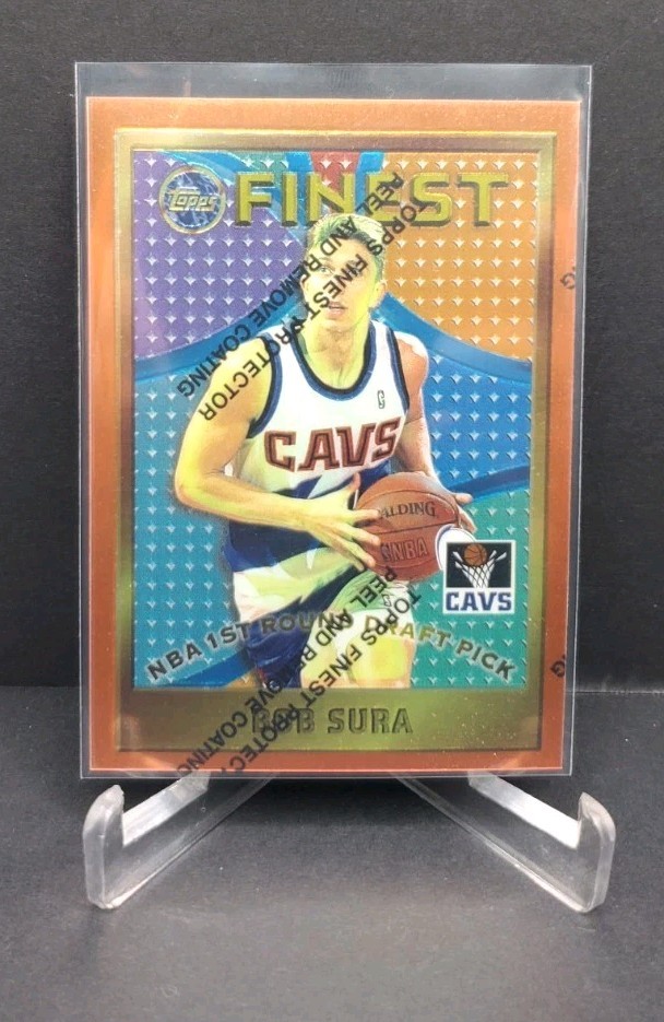 1995-96 Topps Finest #127 Bob Sura With Coating