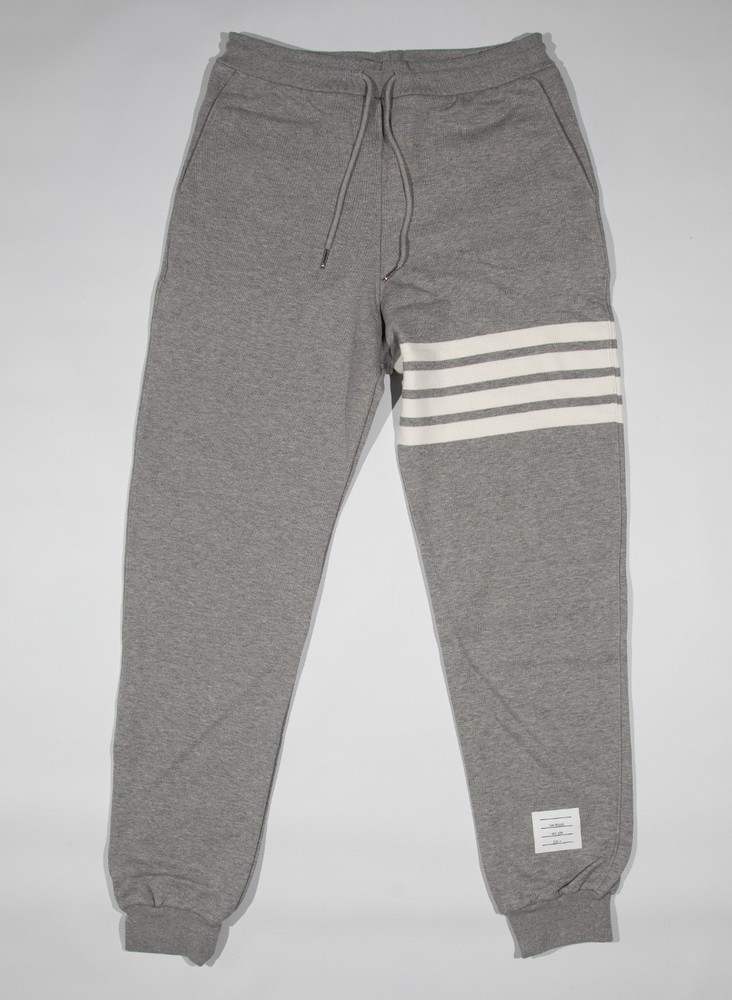 Thom Browne Classic 4 Bar Grey Sweatpants Made in Japan Size 4 XL BNWT Legit