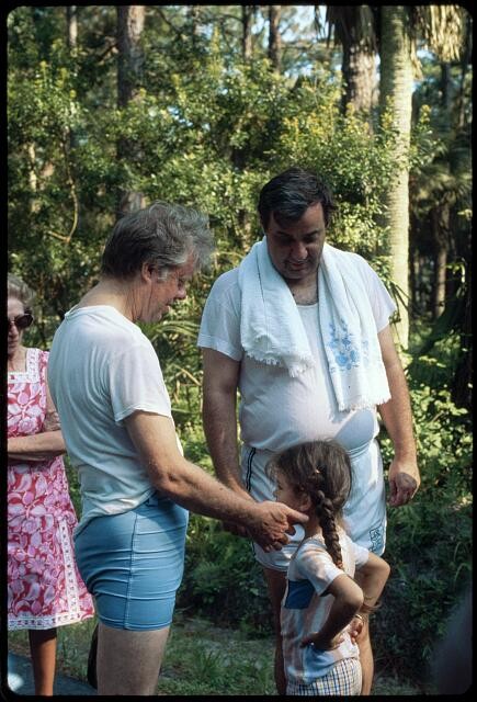 Photo:President Jimmy Carter, Bert Lance, beach at St. Simons, Ga. 1