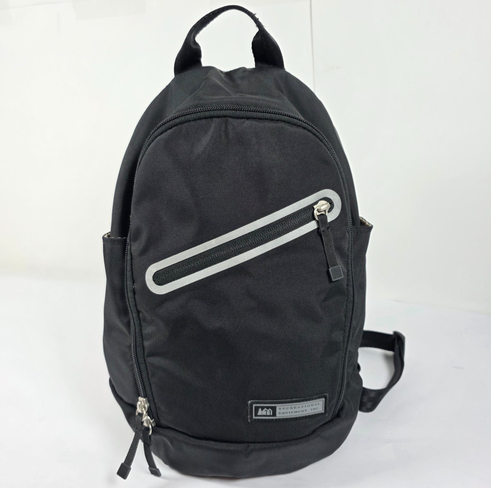 REI Recreational Equipment inc Daypack Black Backpack Hiking Outdoors Travel