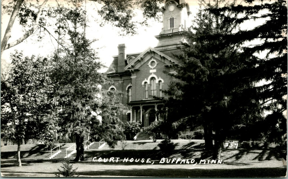 RPPC Court House Building Buffalo Minnesota MN Unused