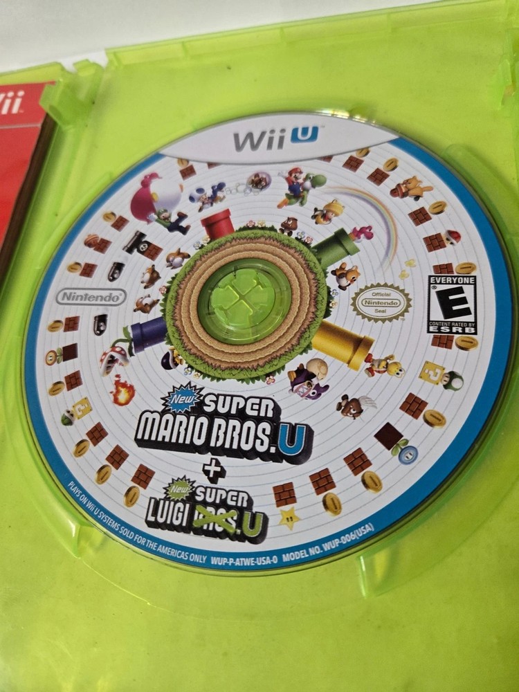 Super Mario Bros. U with New Super Luigi U. (Nintendo Wii) DISC ONLY.