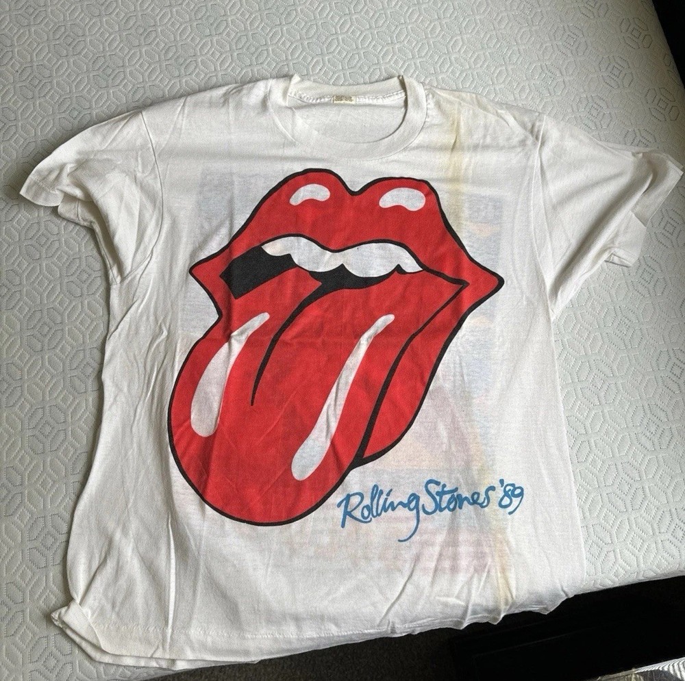 Rolling Stones Vintage 1989 North American Tour Shirt Size L