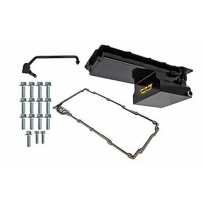 Weiand 5028WND, Kit Black Steel 7Qt Oil Pan Kit Fits Gm Ls Black Finish Performa