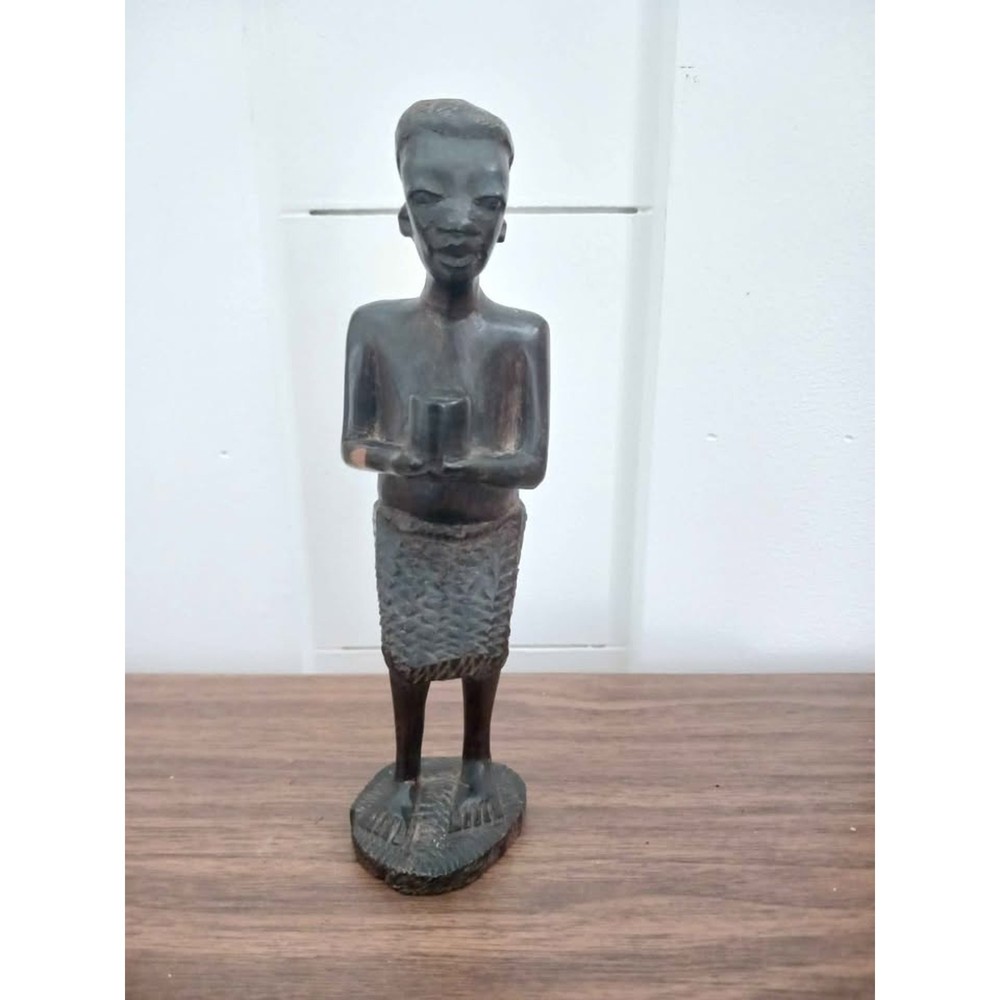 Hand carved African wood sculpture