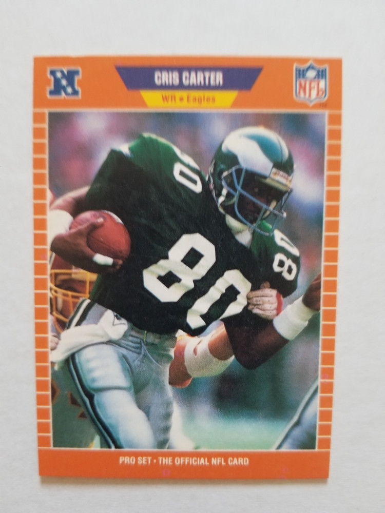 Cris Carter 1989 Pro Set Rookie #314 Eagles RC Hall Of Fame