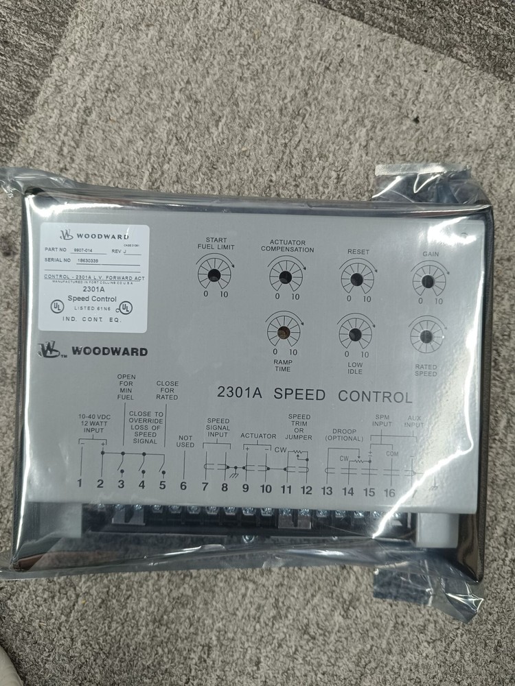 9907-014 2301A WOODWARD controller Brand New FedEx or DHL