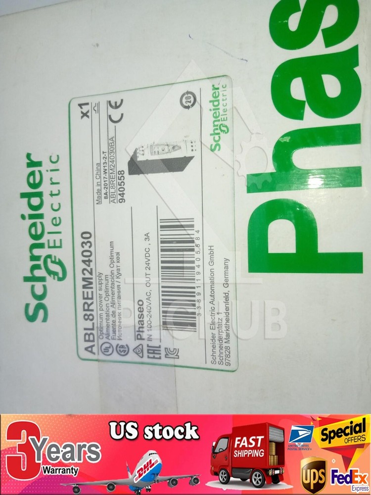 Schneider Electric power supply ABL8REM24030 3A/24vdc. Free shipping