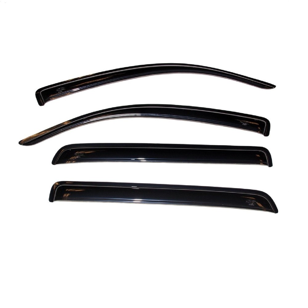 AVS 94309 Set of Smoke External Mount Unique Window Deflector for Toyota Tundra