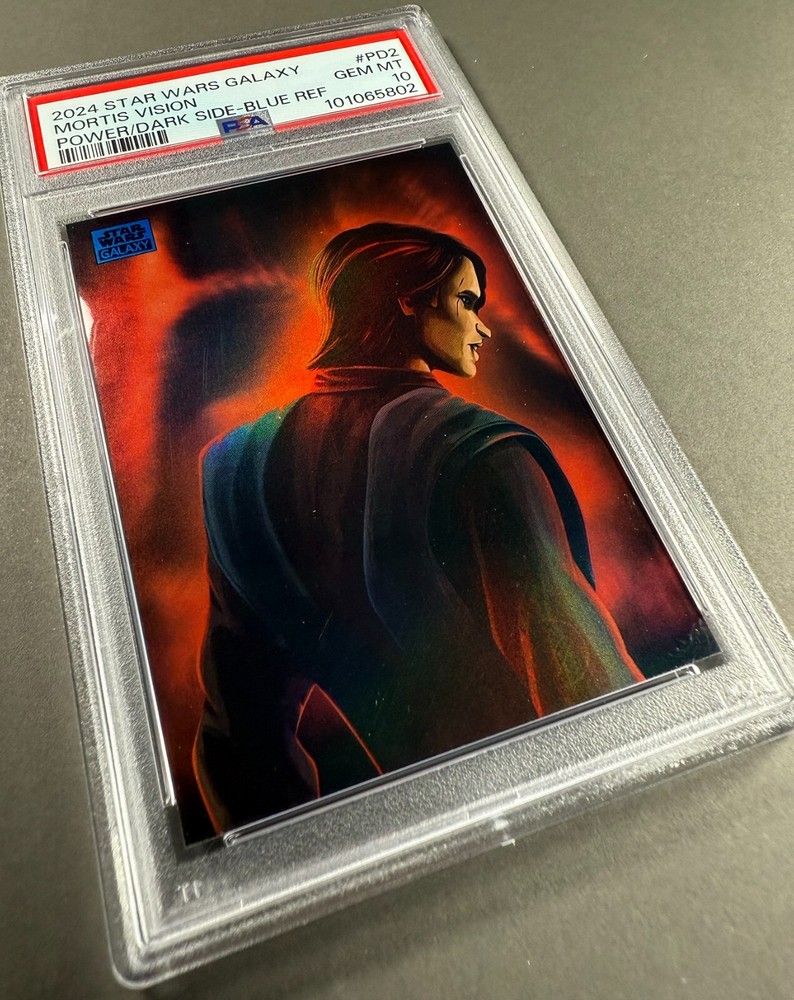 (PSA 10) 2024 Star Wars Galaxy #PD2, “Mortis Vision” Blue /150