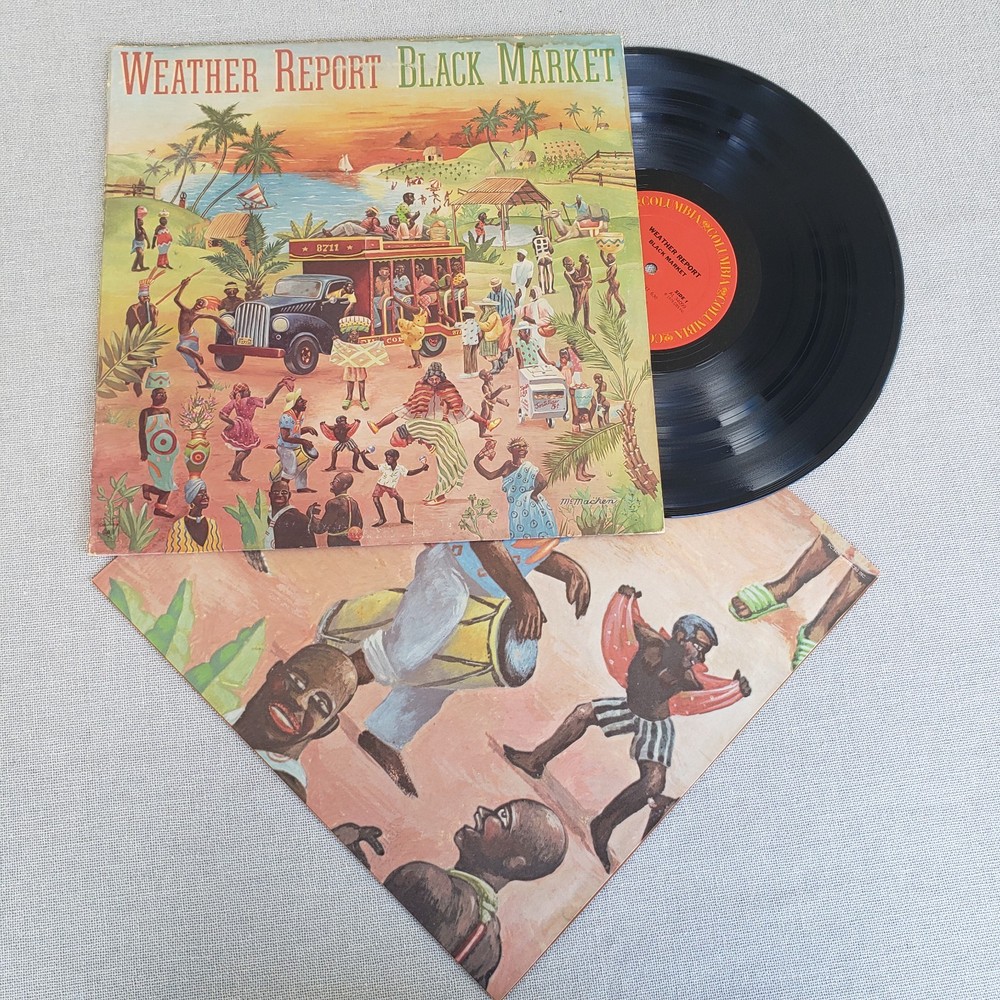 WEATHER REPORT • Black Market 1976 LP Jazz Fusion LISTEN EX