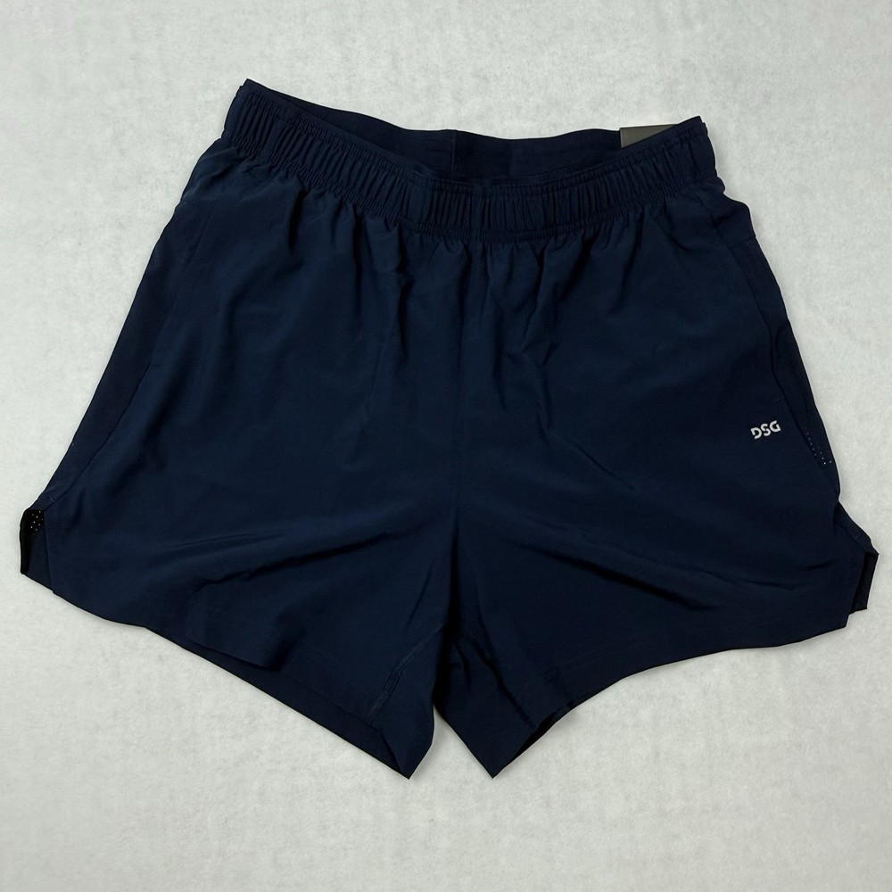 New DSG Stride Shorts Men’s Medium Blue 5” Inseam Built-In Brief Activewear