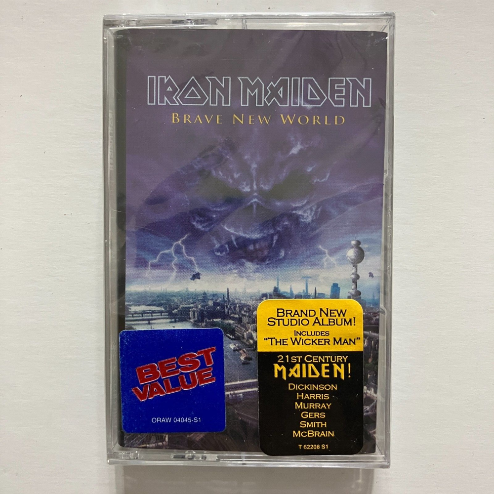 Brave New World by Iron Maiden 2000 Cassette Sony Music