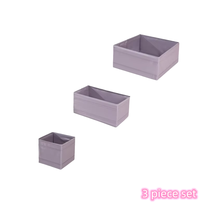 Foldable Underwear Organizer for Drawer or Closet - Bra Socks Pants Storage Box