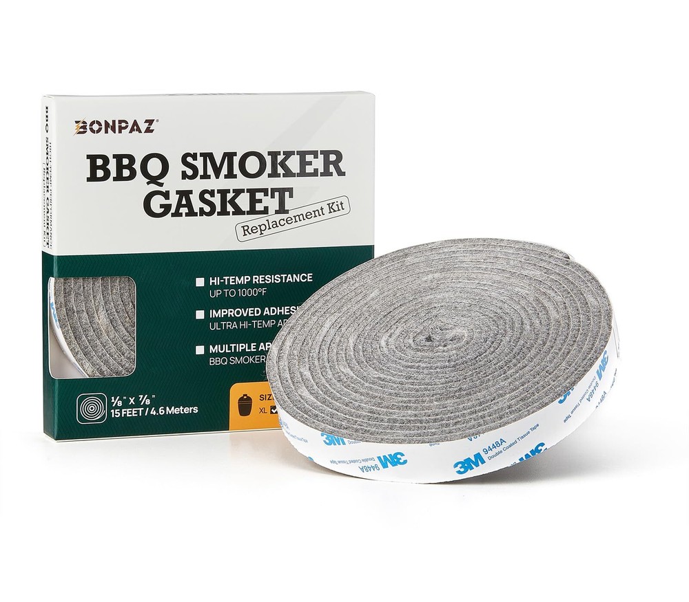 High-Temp Grill Seal Gasket for Large XL Big Green Egg Smoker Replacement