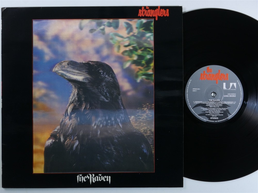 STRANGLERS The Raven UNITED ARTISTS LP VG+ uk lenticular cover f