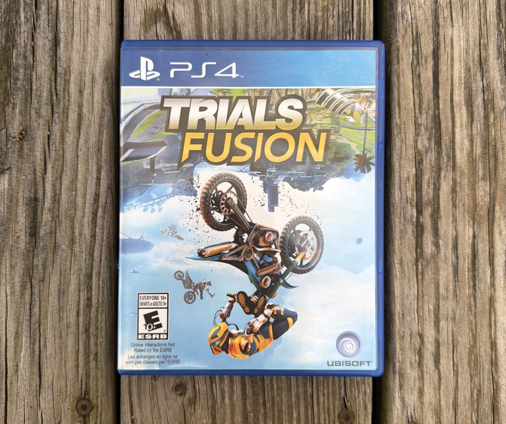 Trials Fusion (Sony PlayStation 4, 2014) Video Game Complete With Manual Tested