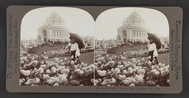 Photo:St Louis Missouri 1904 World's Fair Festival Hall Stereo View