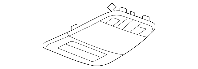 Genuine GM Light Cashmere Roof Console 09072825