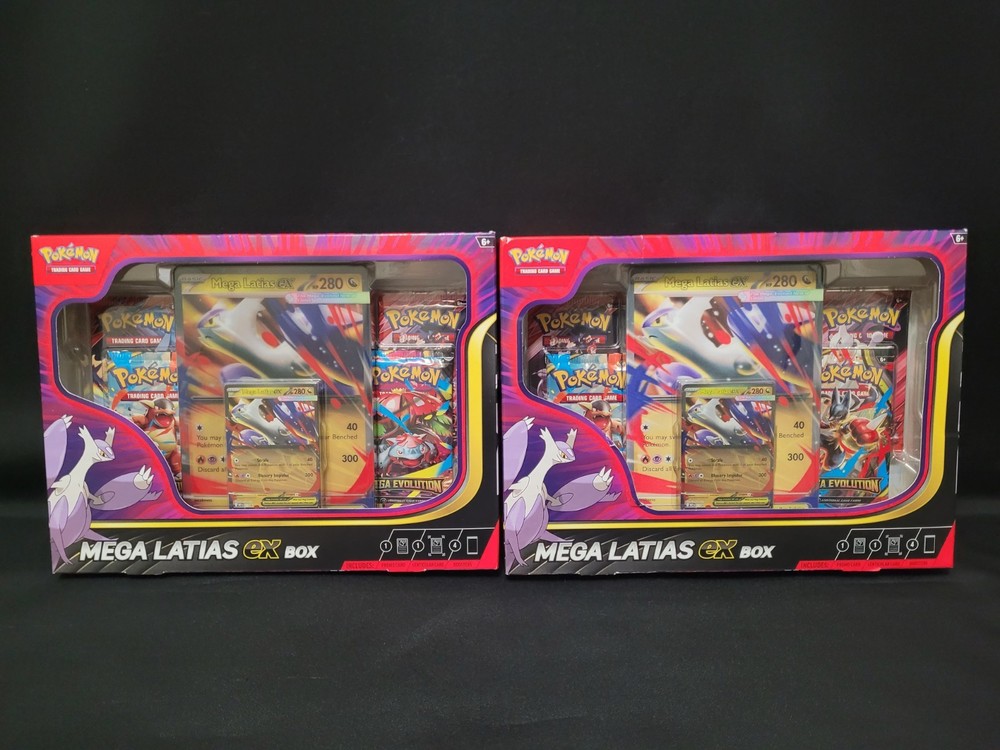 Mega Latias EX Box - Pokemon TCG Mega Evolutions (Sealed) LOT of 2