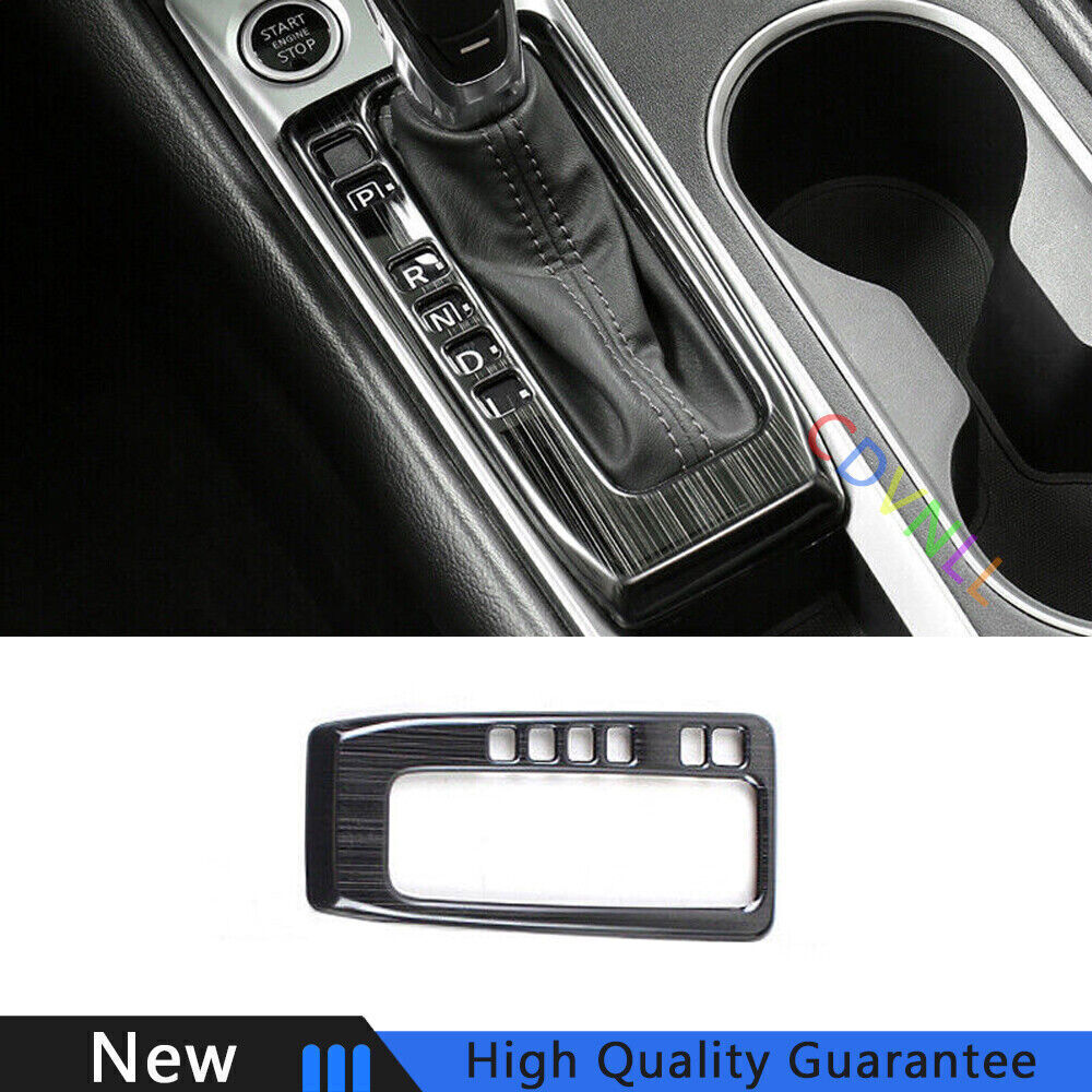 For Nissan 2019-2022 Altima Black Titanium Middle Console Gear Shift Frame Trim