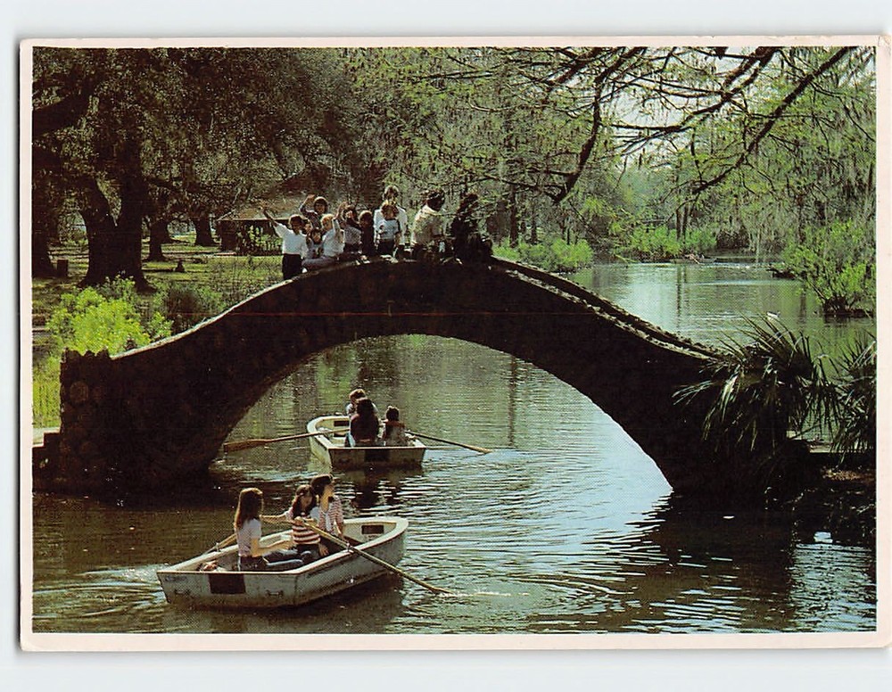 Postcard City Park Louisiana USA