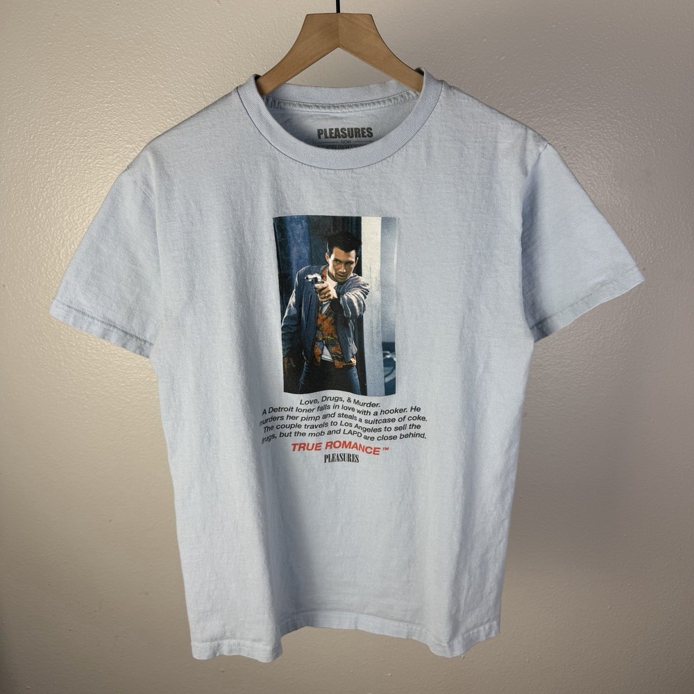 Pleasures True Romance Quentin Tarantino Movie Promo Vintage Y2K T Shirt Medium