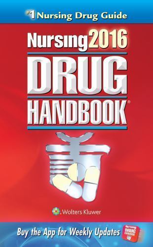 Nursing 2016 Drug Handbook by Lippincott Mercer Staff (2015, Trade Paperback)