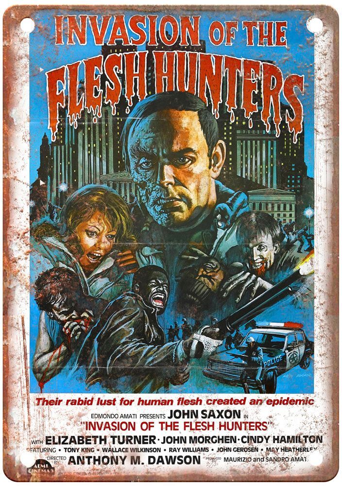 Cannibal Apocalypse Retro Vintage Movie Poster Metal Sign MP813