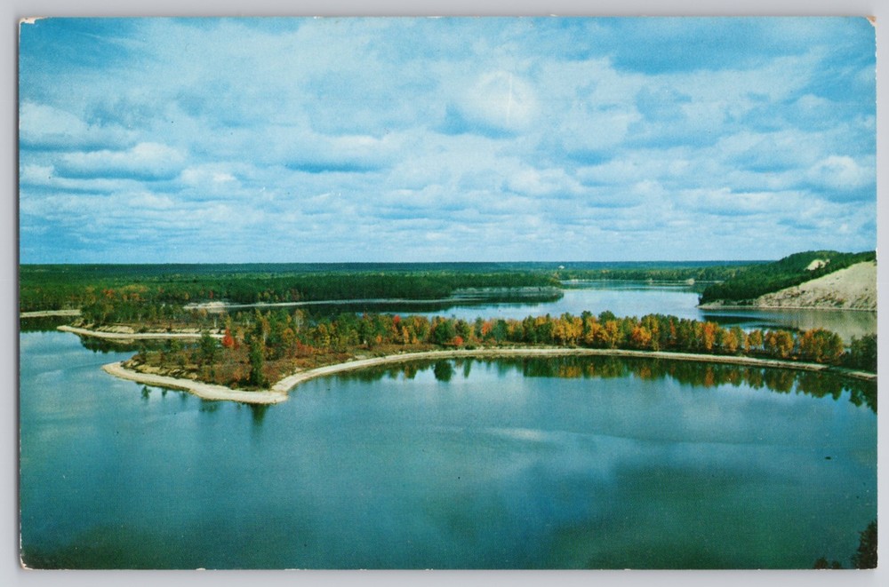 Horseshoe Island, Au Sable River, Huron National Forest, Michigan Chrome