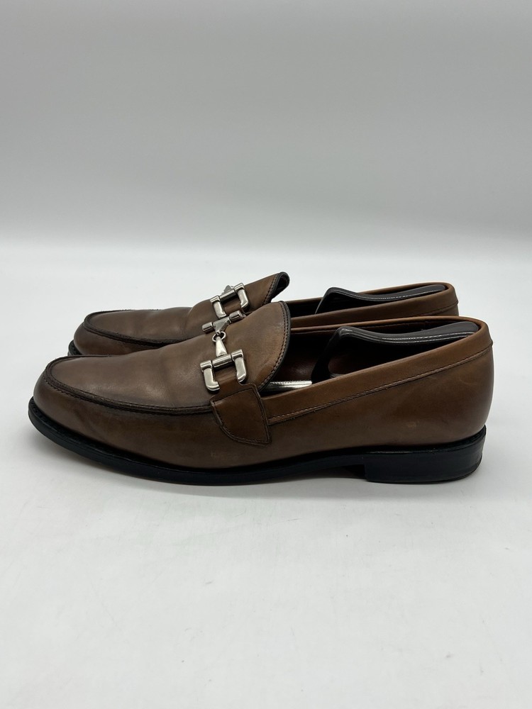 Allen Edmonds Saint Thomas VI Horsebit Men’s Sz 10.5 EEE Brown Leather Loafers.