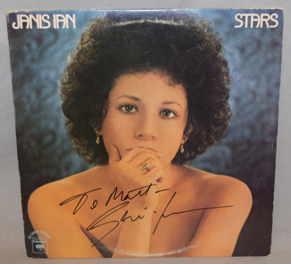 1974 -JANIS IAN- Signed/Autograph/Auto Vinyl LP Record Album - Stars