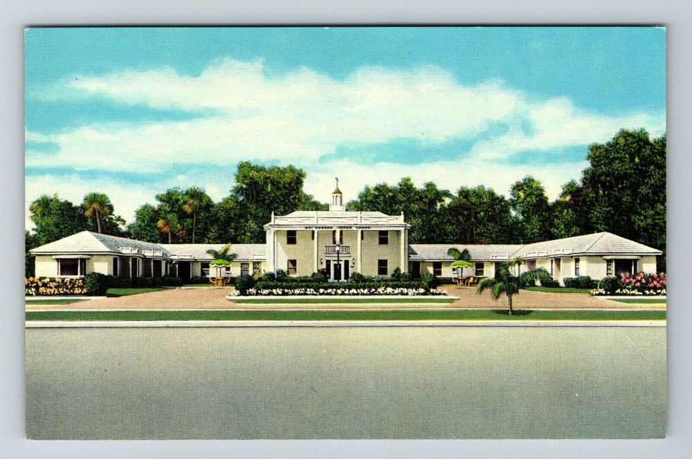 Daytona Beach FL-Florida Mt. Vernon Motor Lodge Exterior Vintage Postcard