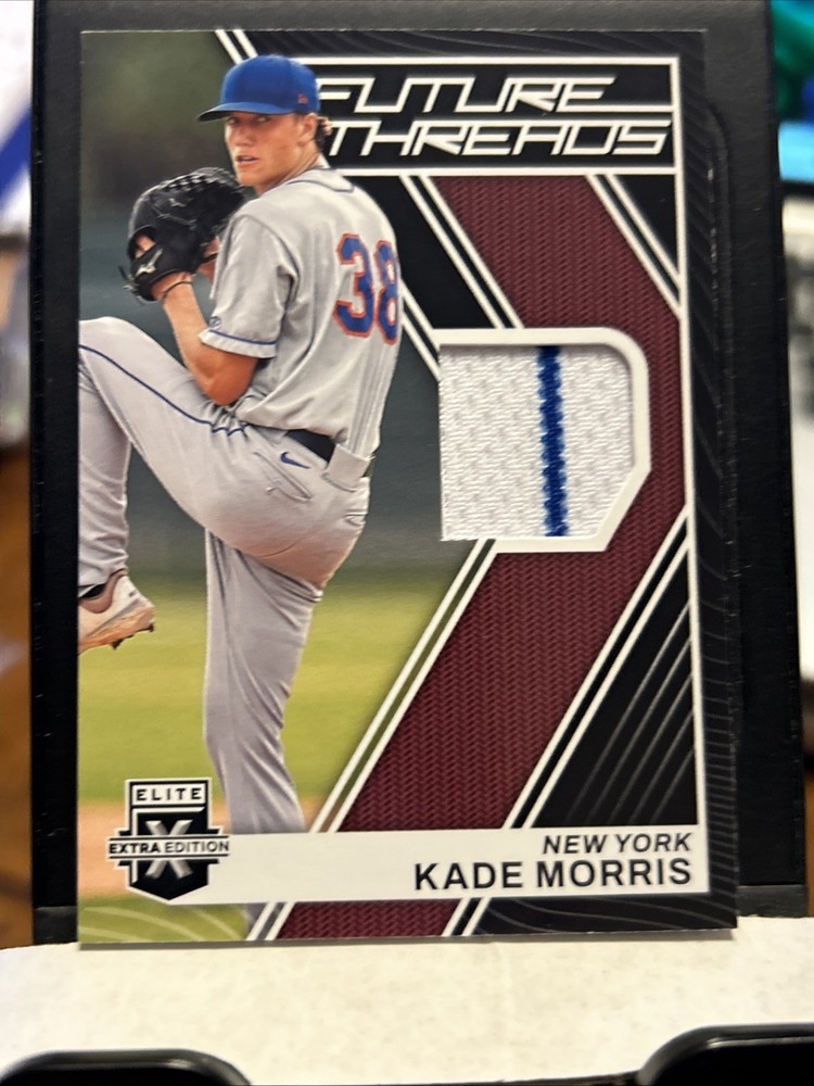 2023 Panini Elite Extra Edition - Future Threads - Kade Morris #FT-KM (MEM, RC)