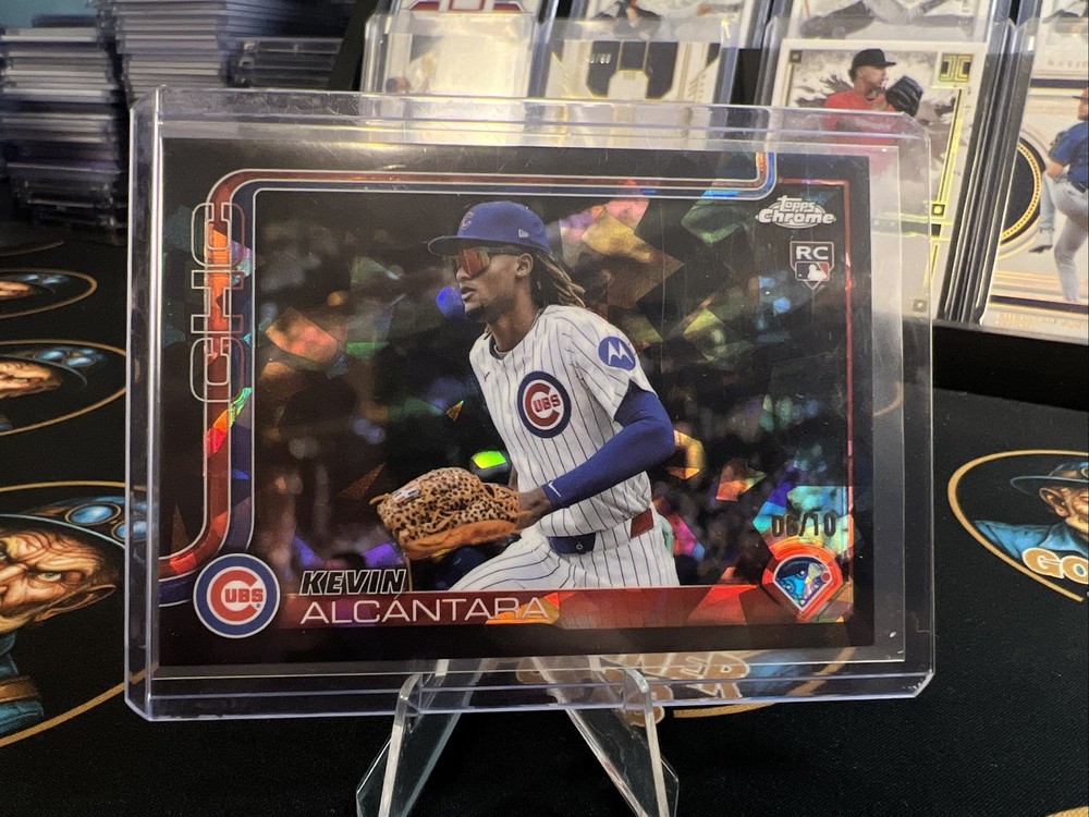 2025 Topps Chrome - Image Variation Kevin Alcantara #173 Diamanté Black /10 (RC)