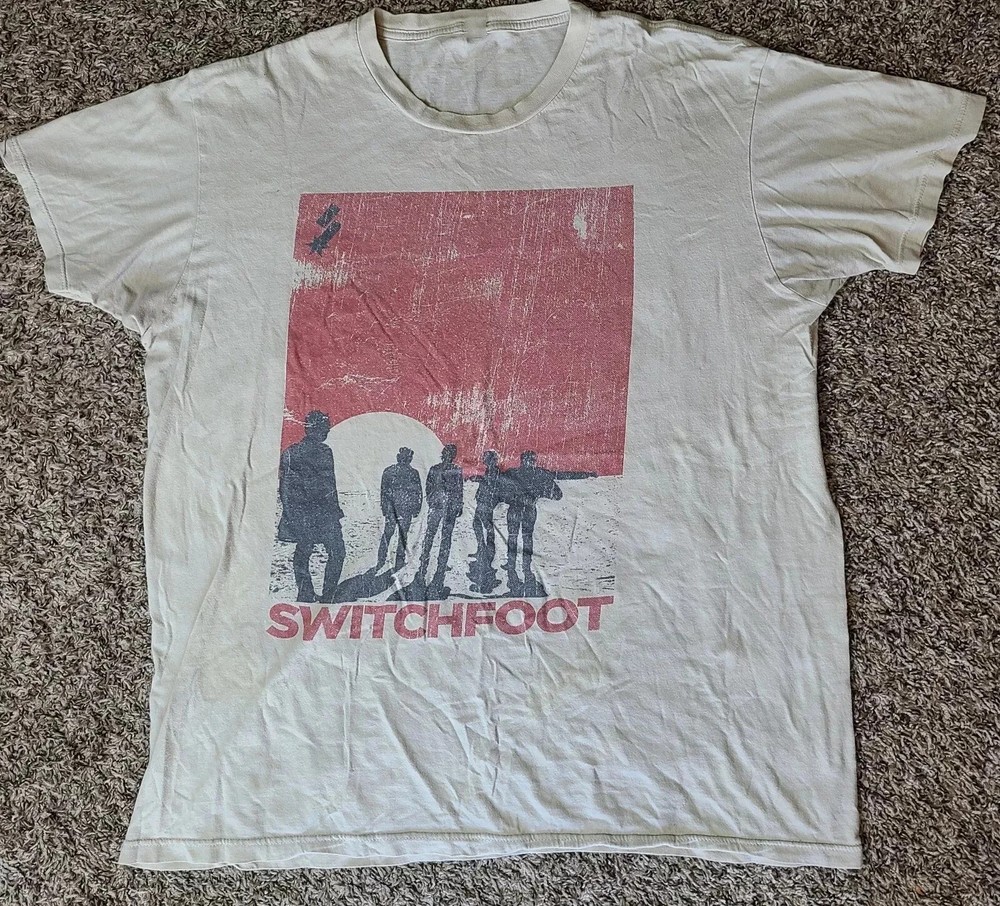 Collection Switchfoot Band white cotton T Shirt Size S-5XL