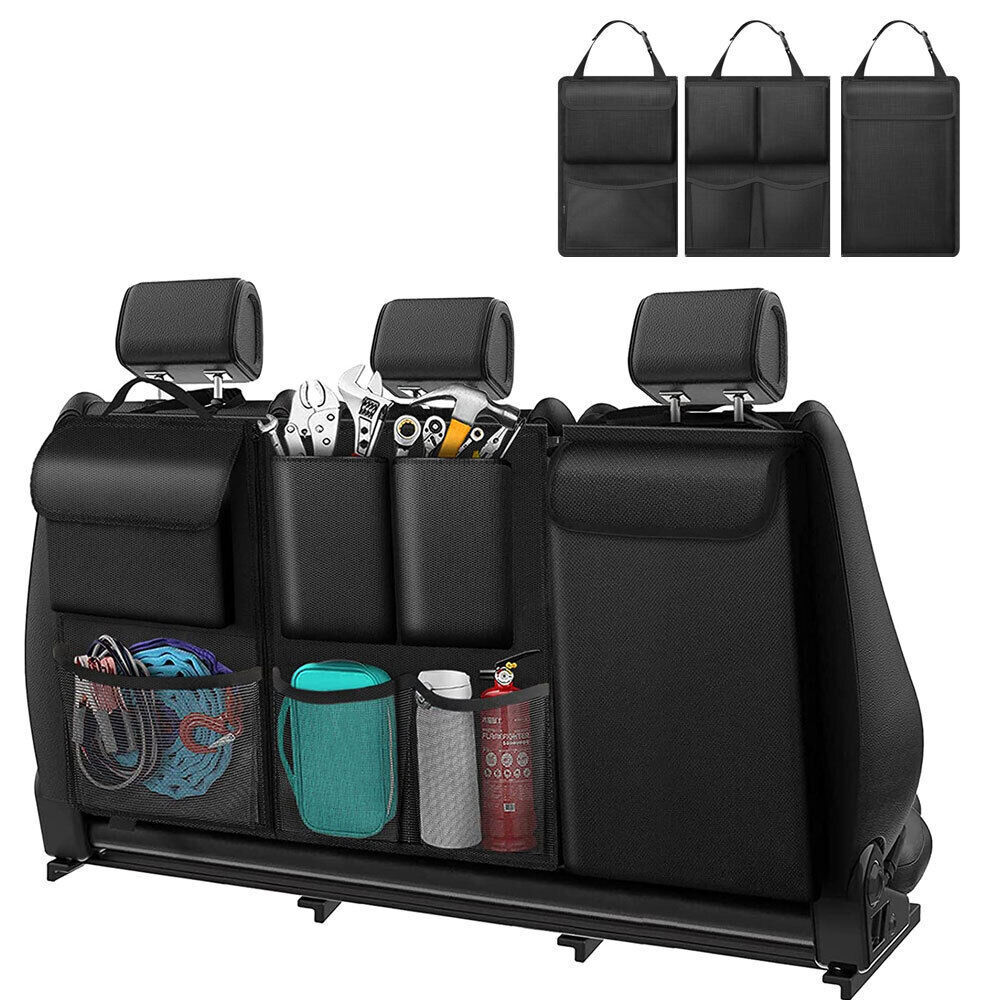 1x Universal Car Seat Back Trunk Organizer Storage Bag Holder Pocket Accessories