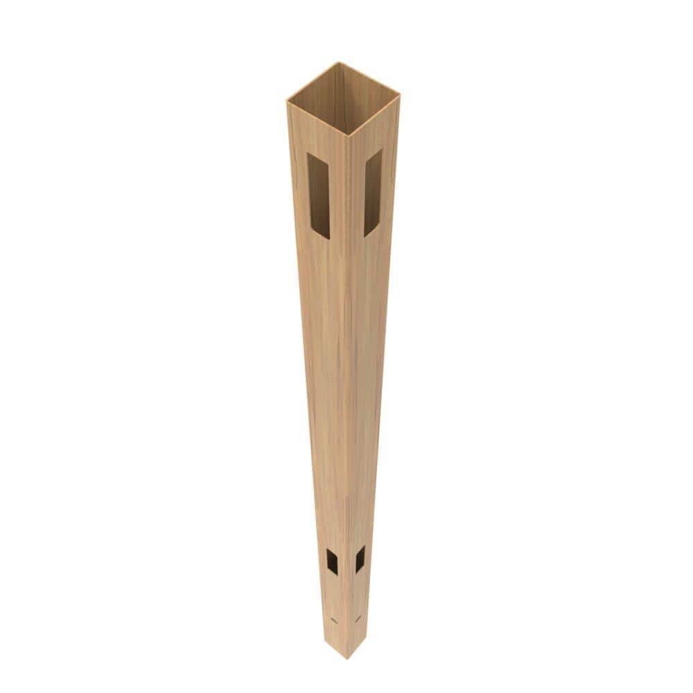 5x5x108in Horizontal Fence Vinyl Corner Post in Cypress Color 73045593
