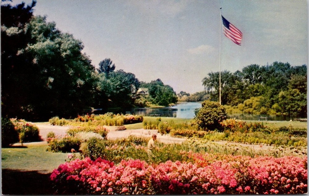 Grasse River Massena Park NY St. Lawrence Seaway Power Project Postcard