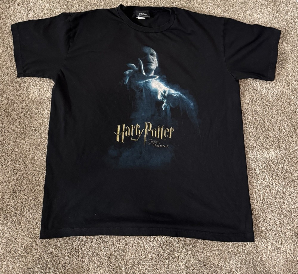 Authentic Harry Potter and The Order of The Phoenix Movie Promo Tee Size Large