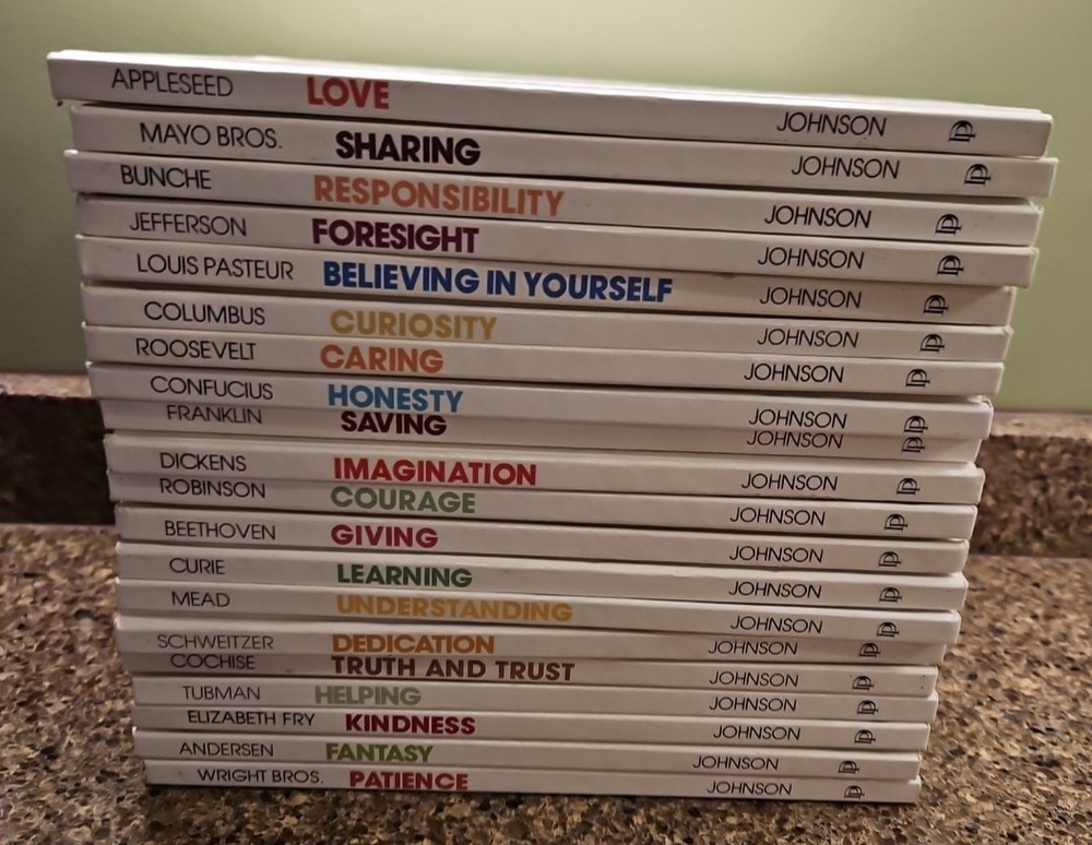 VALUETALES Book Set Value Tales Books Lot of 20 Spencer & Ann Johnson Vintage