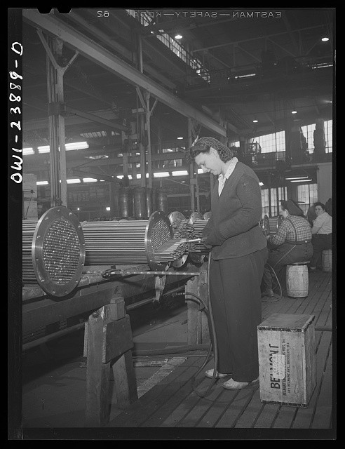 Buffalo New York Cecelia Wrazen 1943 Ross Heater Plant Navy Condenser Tubes