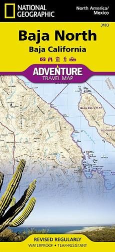 Nat Geo Maps Baja North: Baja California Map (Mexico) (Map)Another great item from Rarewaves USA | Free delivery!