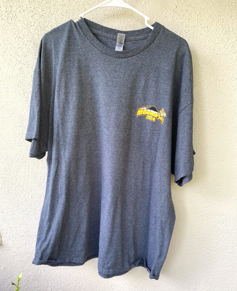 Gildan Ultra Cotton Men's 2XL Gray Cruisin' Morro Bay 2024 Car Graphic T-Shirt